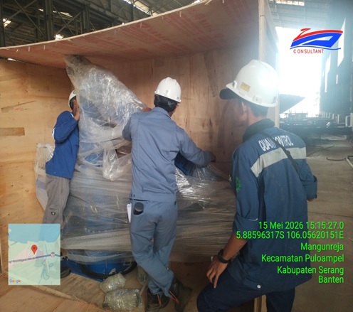 laporan barang tiba di galangan
